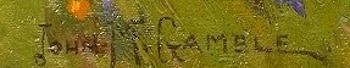 John Marshall Gamble Signature Example